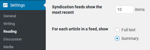 Verkorte Wordpress artikels