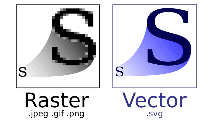 verschil tussen raster en vector