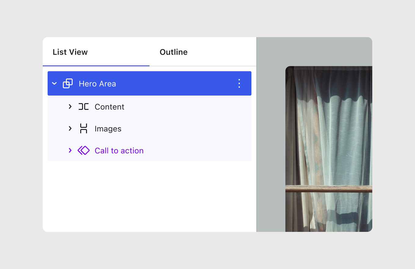 vernieuwde block inserter in WordPress