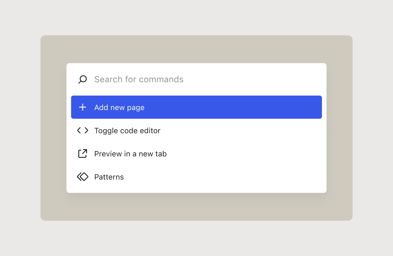 vernieuwde block inserter in WordPress